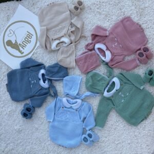 04-1674 CONJUNTO PETO, JERSEY Y CAPOTA LANA