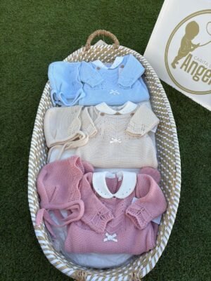 04-1024 CONJUNTO PELELE, JERSEY CON CUELLO BEBÉ Y CAPOTA A JUEGO