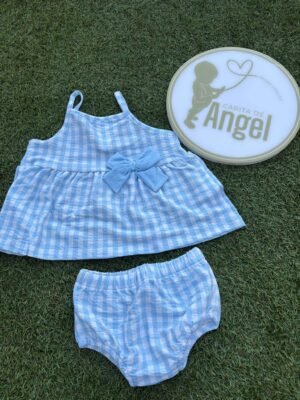 JESUSITO NIÑA CUADRO VICHY CELESTE