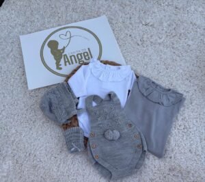 04-1043 CONJUNTO RANITA POMPON Y CAPOTA