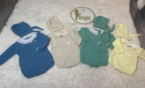 04-1807 CONJUNTO JERSEY, RANITA Y CAPOTA