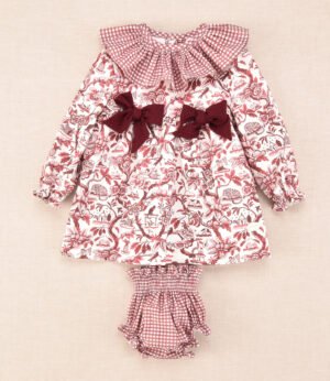 02-55009 VESTIDO TOILE DE JOUY 2 PIEZAS COCOTE