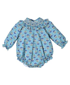 03-31232 RANITA BOTANIC FLOR AZUL PAVO POPYS