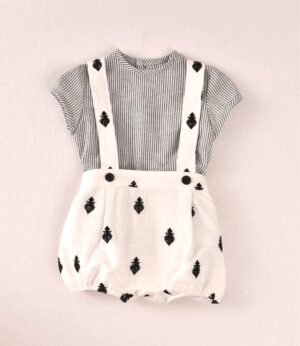 02-57028 CONJUNTO BORDADO BEBE 2 PIEZAS