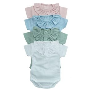 19104 BODY MANGA CORTA CUELLO VOLANTE