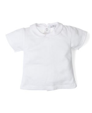 03-29163 CAMISA ALGODON CUELLO BEBÉ MANGA CORTA