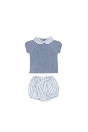 26076 CONJUNTO PANTALON TELA RAYADA
