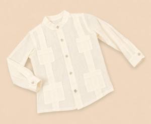 1151 CAMISA CUBANA CRUDO ALGODON